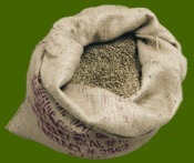 Peru green coffee beans